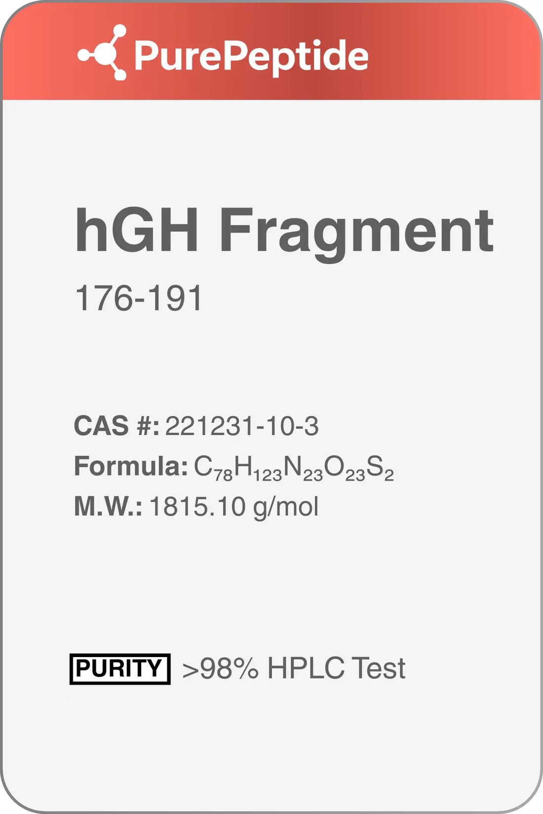 Ефекти от приложение на hGH frag 176-191 на човешкия растежен хормон върху липидния метаболизъм PurePeptide