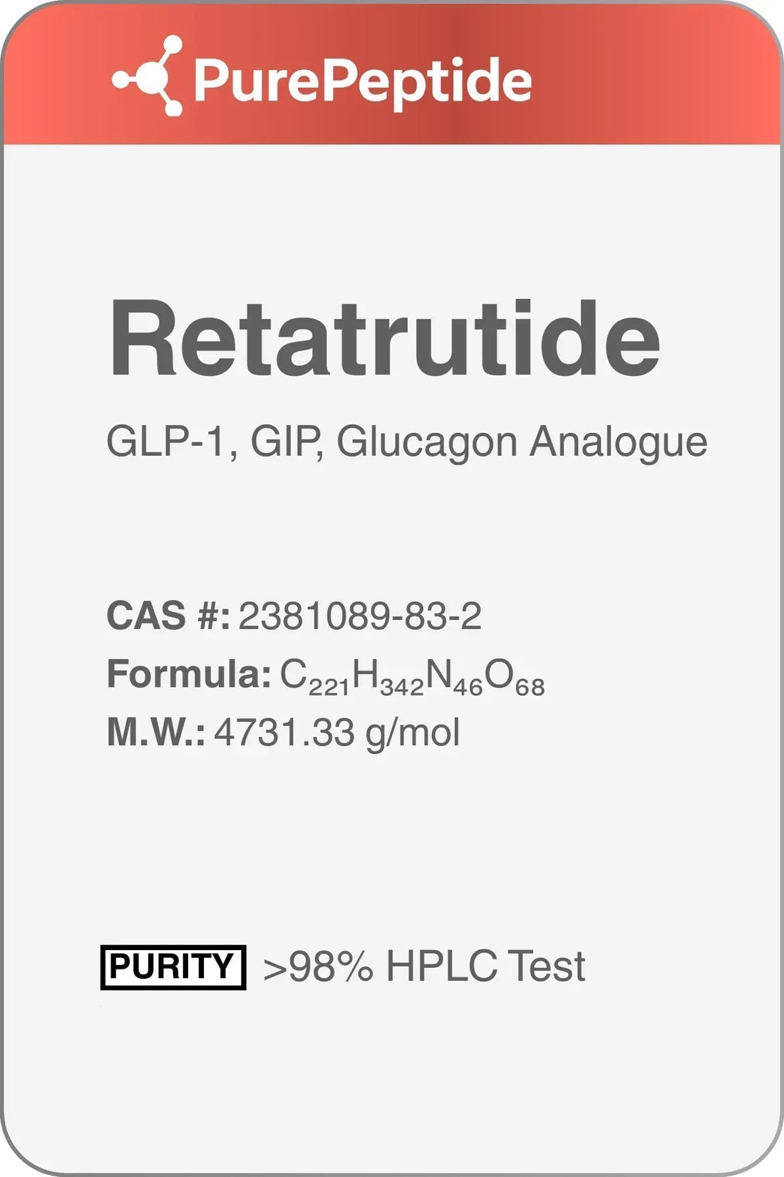 Retatrutide – троен агонист на GIP, GLP-1 и глюкагонови рецептори при затлъстяване PurePeptide
