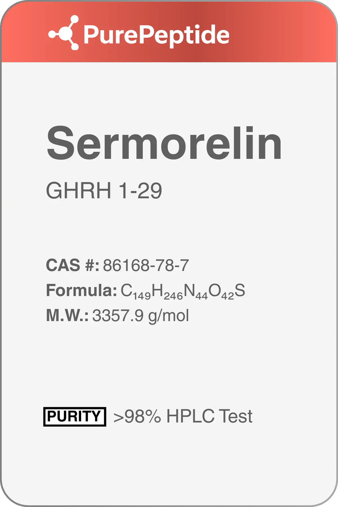 Sermorelin – по-добър подход при управление на възрастово обусловена недостатъчност на растежния хормон PurePeptide