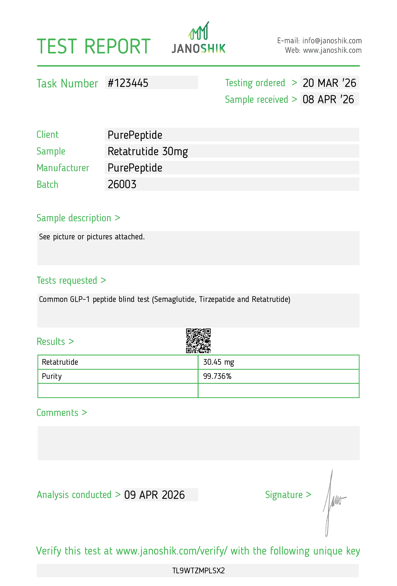 Ретатрутид (Retatrutide) 5mg/10mg PurePeptide