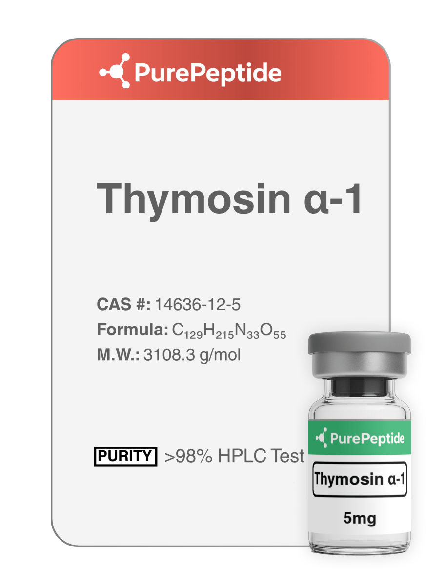 Тимозин алфа - 1 (Thymosin alpha - 1)<br>5mg - PurePeptide